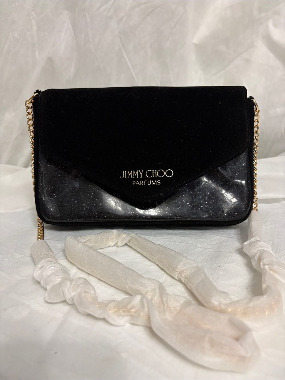 Jimmy Choo Velvet Crossbody Bag